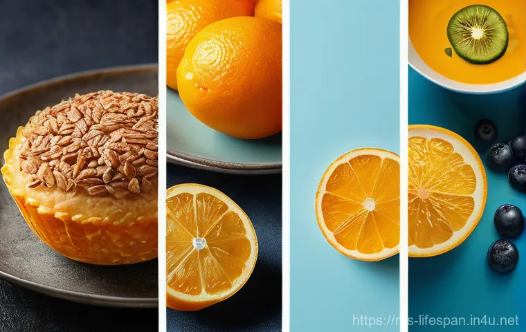 디지털 노화 연구 - Here are three detailed image prompts in English, based on the provided text, adhering to all specif...